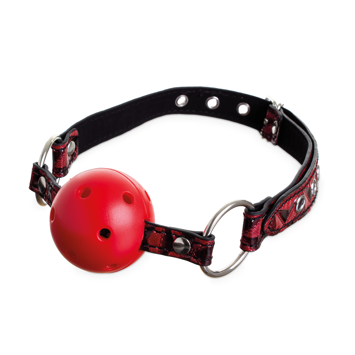 Mordaza con Bola para La Boca Color Rojo