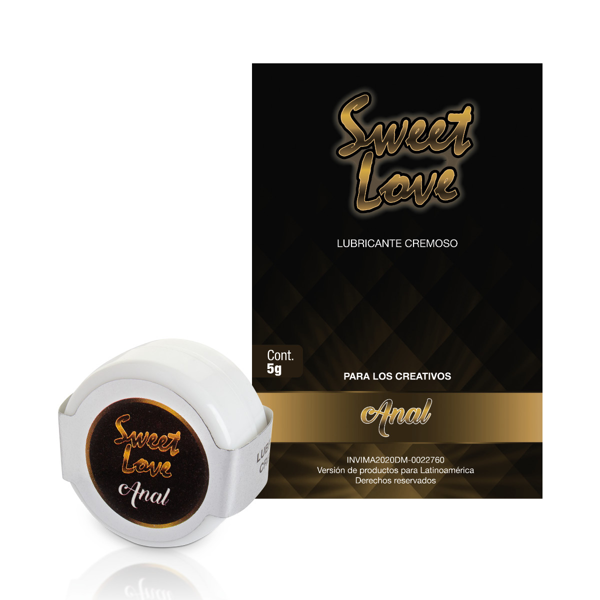 Lubricante Anal Cremoso Sweet Love x 5 gr