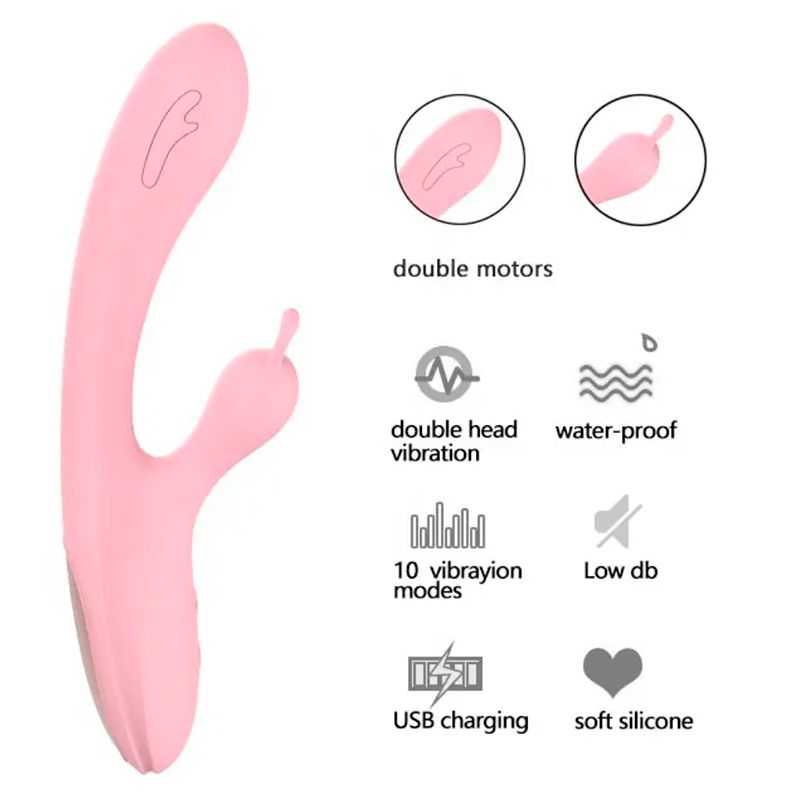 Vibrador con Estimulador Orejitas de Alce Lilo - Imagen 5