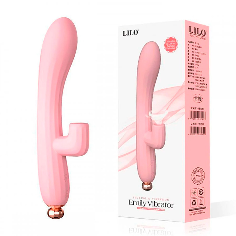Vibrador con Succionador de Clitoris Tornado Emily - Imagen 2