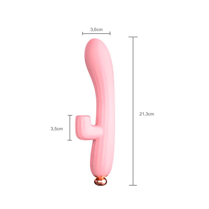 Vibrador con Succionador de Clitoris Tornado Emily - Imagen 3