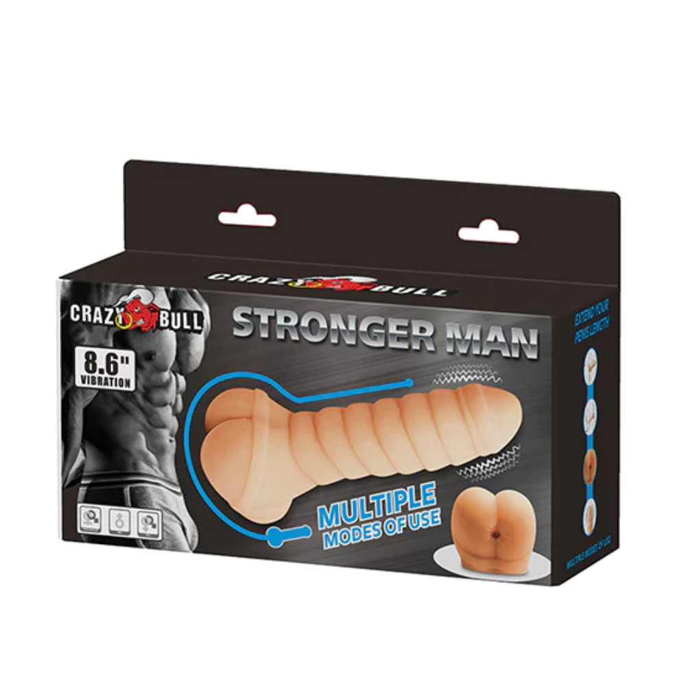 Masturbador Masculino Funda Crazy Bull Stronger Man