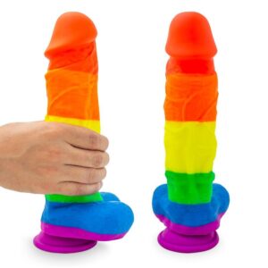 Consolador Xtra Grande Realista Pride Arcoiris