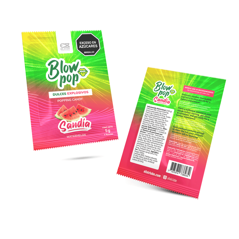Saborizante Sexo Oral Dulce Explosivo Blow Pop Mora - Sandía - Imagen 2